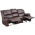 Flash Furniture BT-70597-SOF-BN-GG Brown LeatherSoft Contemporary Design Harmony Series Sofa