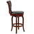 Flash Furniture TA-240130-CHY-GG Black LeatherSoft Wood Frame with Cherry Finish Swivel Bar Stool