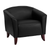 Flash Furniture 111-1-BK-GG Black LeatherSoft Upholstery Seat and Back Hercules Imperial Series Reception Chair