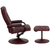 Flash Furniture BT-7862-BURG-GG Burgundy LeatherSoft With Leather Wrapped Base Contemporary Style Swivel Recliner