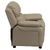 Flash Furniture BT-7985-KID-BGE-GG 90 Lb. Beige Vinyl Solid Hardwood Frame Contemporary Style Kids Recliner