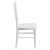 Flash Furniture LE-WHITE-GG White One-Piece Ultra-Strong Polycarbonate Designed For Indoor/Outdoor Commercial Use Hercules Premium Series Stacking Chiavari Chair