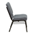 Flash Furniture XU-CH-60096-BEIJING-GY-BAS-GG Gray 19" Width Gold Vein Frame Finish Hercules Series Stacking Church Chair