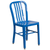 Flash Furniture CH-61200-18-BL-GG Vertical Slat Back For Indoor/Outdoor Commercial and Residential Use Blue Chair