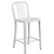 Flash Furniture CH-61200-24-WH-GG White Galvanized Steel Counter Height Bar Stool