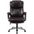 Flash Furniture GO-2223-BN-GG Brown Bonded Leather Padded Arms High Back Design Hercules Series Big & Tall Executive Swivel Office Chair