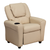 Flash Furniture DG-ULT-KID-BGE-GG 90 Lb. Beige Vinyl Solid Hardwood Frame Contemporary Style Kids Recliner