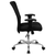 Flash Furniture GO-5307B-GG Black Fabric Padded Arms Mid Back Design Swivel Task/Computer Chair