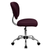 Flash Furniture H-2376-F-BY-GG 250 Lb. Burgundy Fabric Armless Swivel Task Chair