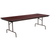 Flash Furniture YT-3696-HIGH-WAL-GG 96" W x 36" D x 30" H Laminate Mahogany Top Rectangular Folding Table