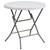 Flash Furniture DAD-YCZ-80R-GW-GG 220 Lbs. Granite White Plastic Table Top Round Folding Table