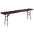 Flash Furniture YT-1896-HIGH-WAL-GG 96" W x 18" D x 30" H Laminate Mahogany Top Rectangular Folding Table