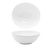 FOH DBO059WHP22 36 Oz. Oval Porcelain Coupe Sides Ellipse Bowl (6 Each Per Case)