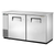 True TBB-24-60-S-HC 61.13" W Stainless Steel Two-Section Solid Doors Back Bar Cooler - 115 Volts