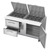 Victory VSPD60HC-24B-2 60" W 1 Door UltraSpec Series Big Top Sandwich Prep Table - 115 Volts