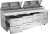 Victory VPPD93HC-6 93.13" W 3 Drawers Pizza Prep Table - 115 Volts