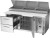 Victory VPPD119HC-3 118.88" W 2 Drawers Pizza Prep Table - 115 Volts