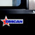 Omcan USA 50077 47" W Black Coated Steel 4 Shelves Refrigerated Deli Display Case - 115 Volts 1-Ph