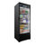 Omcan USA 41161 19.2 Cu. Ft. Black Reach In Elite Series Refrigerated Display - 115 Volts 1-Ph