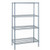 Quantum WR54-2448GY 48" W x 24" D Gray Epoxy Finish Includes 4 Wire Shelves Wire Shelving Starter Kit