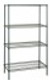 Quantum WR74-1442P 42" W x 14" D Epoxy Coated Wire Shelving Starter Kit