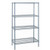 Quantum WR54-3636GY 36" W x 36" D Gray Epoxy Finish Includes 4 Wire Shelves Wire Shelving Starter Kit