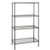 Quantum WR54-2142P 42" W x 21" D Green Epoxy Finish Includes 4 Wire Shelves Wire Shelving Starter Kit