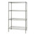 Quantum WR54-2136C 36" W x 21" D Chrome Finish Includes 4 Wire Shelves Wire Shelving Starter Kit