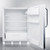 Summit FF6LW7CSS 23.75" W Stainless Steel Solid Undercounter Refrigerator - 115 Volts 1-Ph