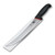 Victorinox Swiss Army 5.7223.25D 10" Black Granton Edge Breaking Knife with Fibrox Pro Handle