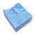 CTC M915112B 12" W x 1.5" H Blue Square Microfiber Terry Cloths