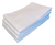 CTC 50-1006 16" x 19" White Full Terry Cotton Rectangular Bar Towels