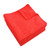 CTC M915112R 12" W x 1.5" H Red Square Microfiber Terry Cloths