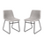 Flash Furniture ET-ER18345-18-LG-BK-GG Light Gray Seat Dining Chair