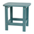 Flash Furniture JJ-T14001-TL-GG 18.75" W Teal Rectangular Charlestown Adirondack Side Table