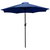 Flash Furniture GM-402003-NVY-GG 9' Navy Blue Aluminum Pole Round Top Patio Umbrella