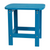 Flash Furniture JJ-T14001-BLU-GG 18.75" W Blue Rectangular Charlestown Adirondack Side Table