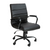 Flash Furniture GO-2286M-BK-BK-GG 250 Lbs. Black Adjustable Height Whitney Executive Swivel Office Chair