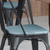 Flash Furniture 4-JJ-SEA-PL01-CB-GG Teal Poly Resin Wood Seat Perry Chair - for Indoor and Outdoor Use