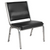 Flash Furniture XU-DG-60442-660-1-BV-GG Black Antimicrobial Vinyl Upholstery Hercules Series Bariatric Stacking Chair
