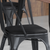 Flash Furniture 4-JJ-SEA-PL01-BK-GG Black Poly Resin Wood Seat Perry Chair - for Indoor and Outdoor Use