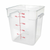 Thunder Group PLSFT018PC 18 Qt. Clear Polycarbonate Square Food Storage Container