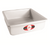 Fat Daddio's PSQ-883 106.39 Oz. Aluminum 14 Gauge Square Solid Bottom Cake Pans