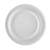 CAC China PS-E21 12.63" Dia. Bone White Porcelain Round Paris- French Champagne Eiffel Dipping Plate (1 Dozen)