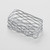American Metalcraft BNSC3 Metal Rectangular Birdnest Condiment Basket