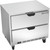 Beverage Air UCFD36AHC-2 36"W Two-Section Stainless Steel Door Undercounter Freezer