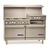 Imperial IR-6-RG24-CC NG 60" Natural Gas Pro Series Restaurant Range - 292,000 BTU