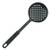Winco NC-SK 13" O.A.L Round Black Nylon Perforated Skimmer