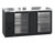 Hoshizaki BB69-G 69.5"W Two-Section Glass Door Refrigerated Back Bar Cooler