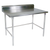 John Boos ST6R5-30108SBK 108"W x 30"D Stainless Steel Work Table Backsplash